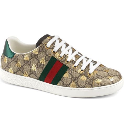 gucci shoes with the bee|Gucci bee sneakers women's.